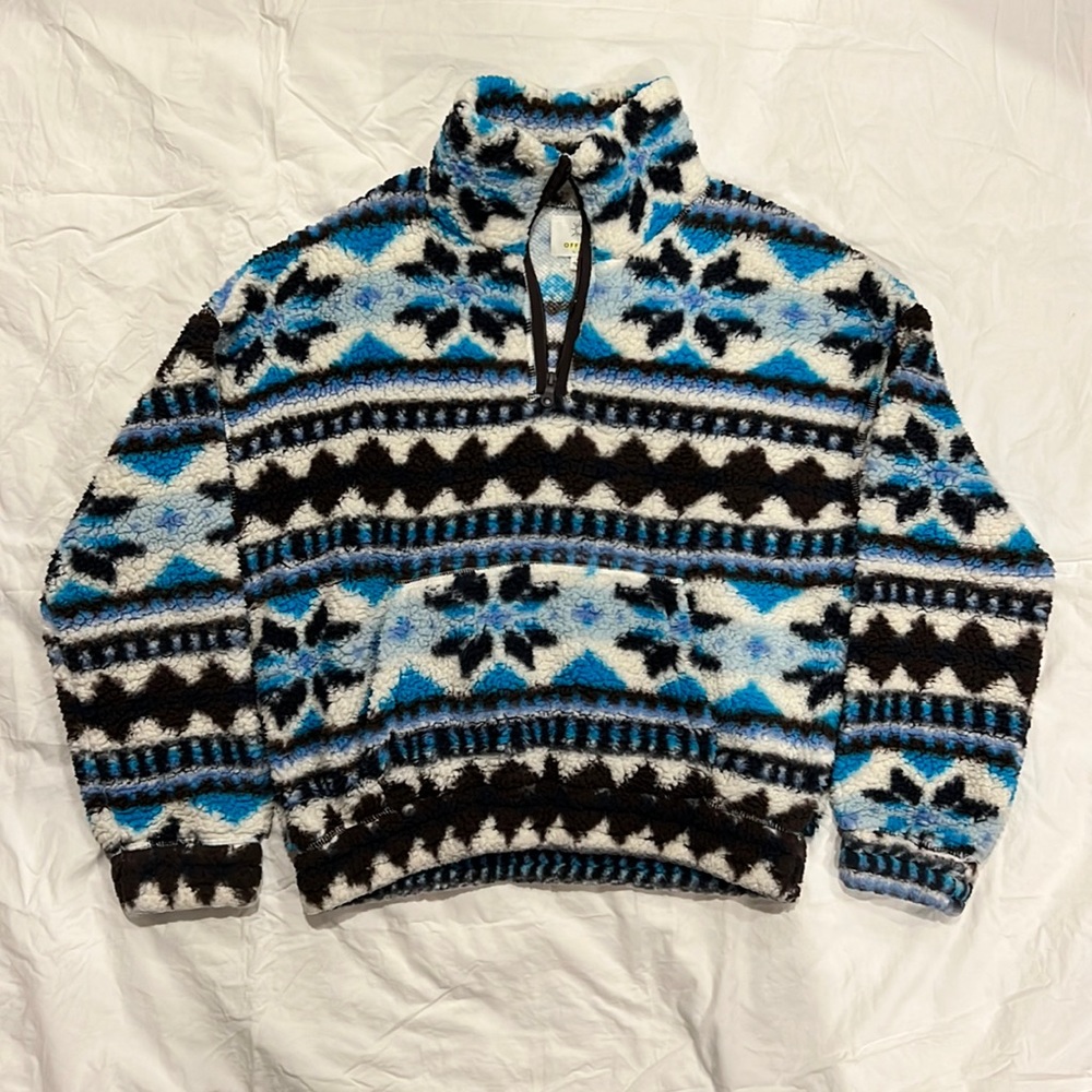 OFFLINE by Aerie quarter zip Sherpa